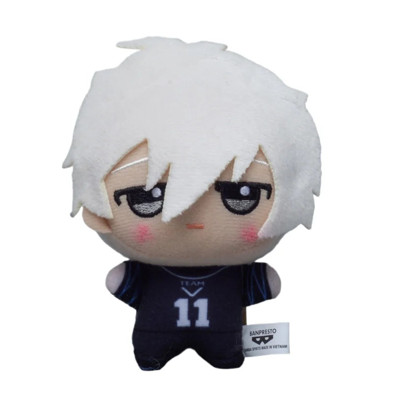 10cm Blue Lock Plush Toy Keychain Nagi Backpack Charm Anime Seishiro Isagi Yoichi Chigiri Bachira Mikage Stuffed Doll Toy Gift