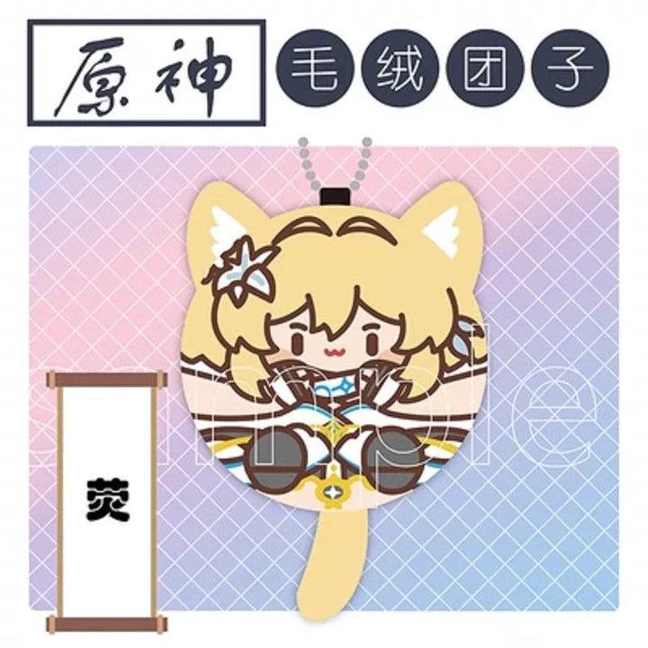 Genshin Impact Tighnari Cyno Xiao Venti Kaveh Kazuha Kaeya Plush Pendant Keychains Anime Plushie Toys Gift