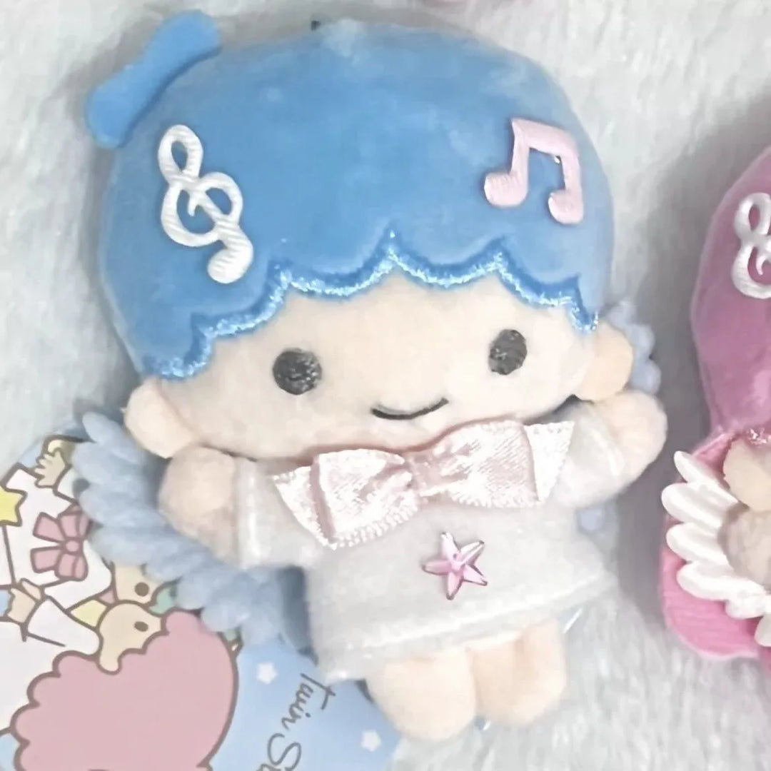 Kawaii Sanrio LittleTwinStars Plush twin stars Candy Girl KeyChain Girl Heart Bag Pendant Plush Doll  Girl's Gift Stuffed Toy