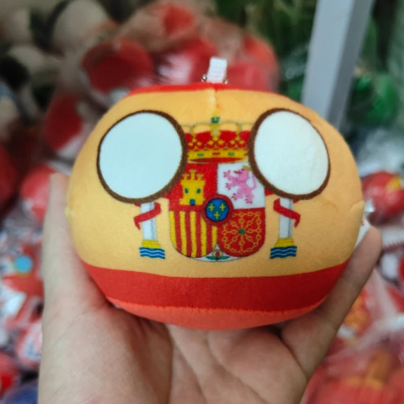 10cm Country Ball Singapore Plush Toy Polandball Pendant 70 styles Country Balls Countryball Stuffed Doll Toy Xmas Gift for Kids