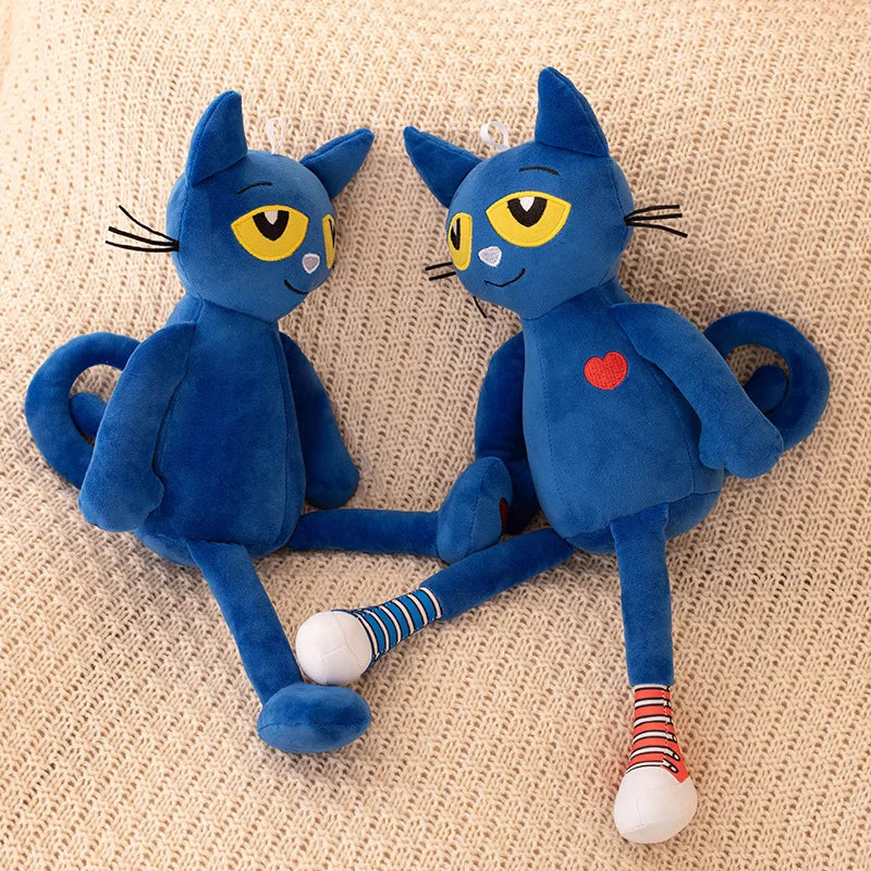 Cute Cartoon Anime Plush Pete The Cat Toy 40cm Stuffed Game Animation figure Pete Soft Doll Kids Birthday Gifts Room Decor