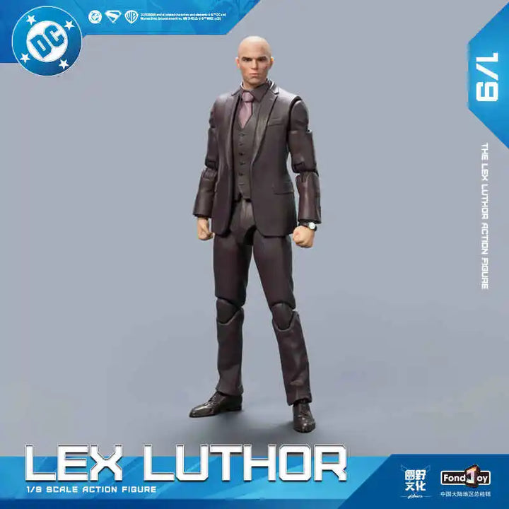 New 2025 Lex Luthor Action Figure Superman David Corenswet 1/9 Original Fondjoy Superman Figure PVC Joint Movable Toy Boy Gift