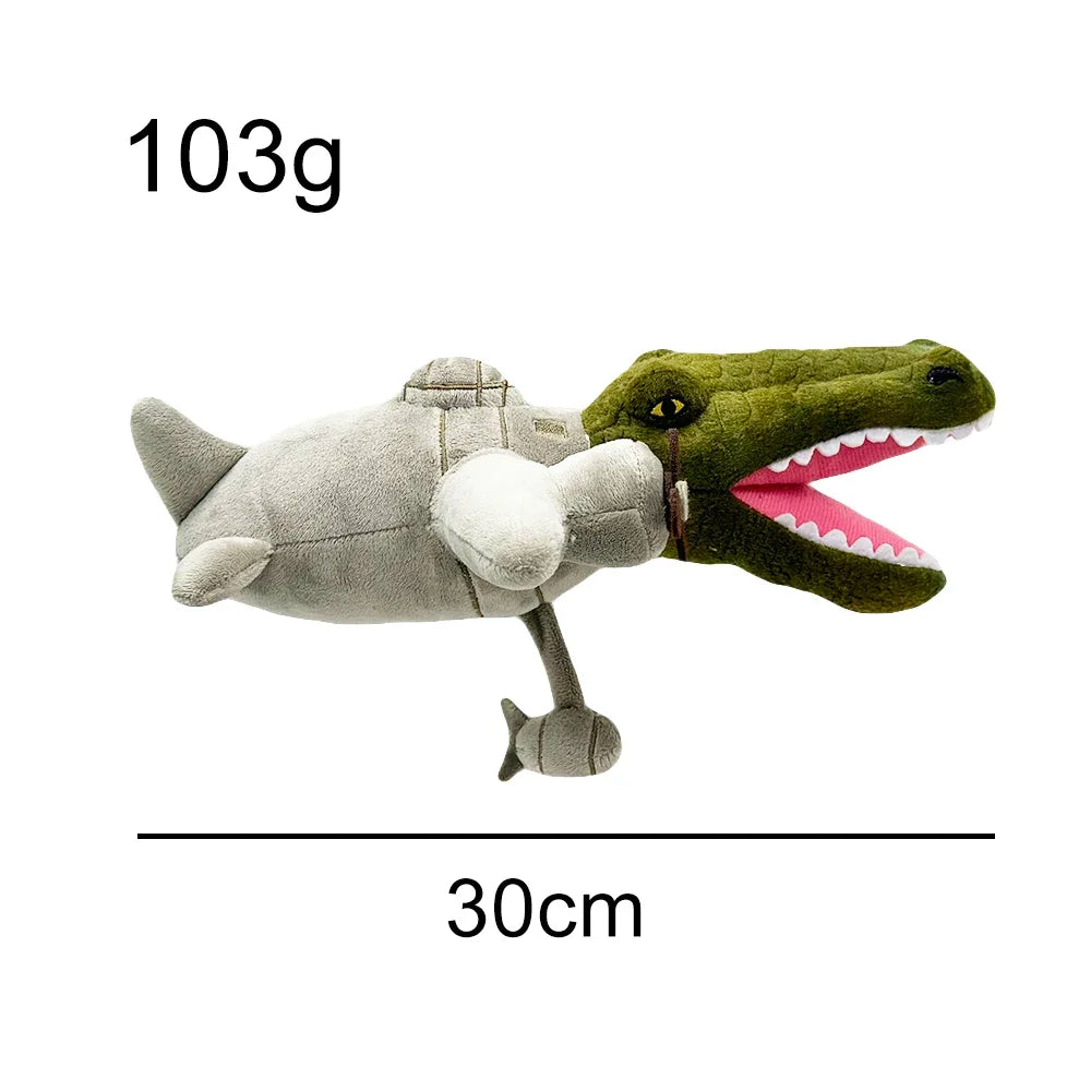 New Hot 30cm Bombardiro Crocodilo Plush Funny Tralalelo Tralala Stuffed Doll Pillow Toy For Kid Birthday Gifts