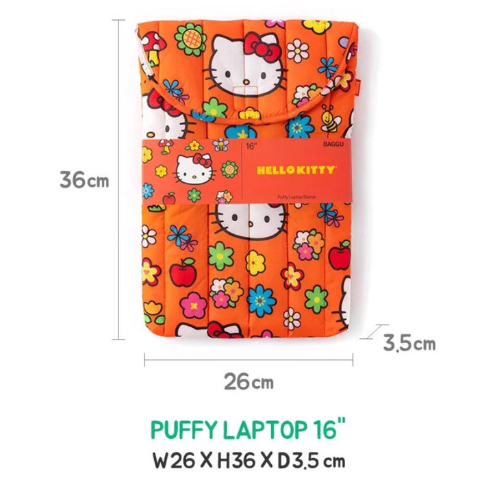 Anime Snoopy Hello Kitty Tablet Computer Bag 16 Inches Notebook Storage Bag Kawaii Casual Shockproof Ipad Sleeve Bag Gifts