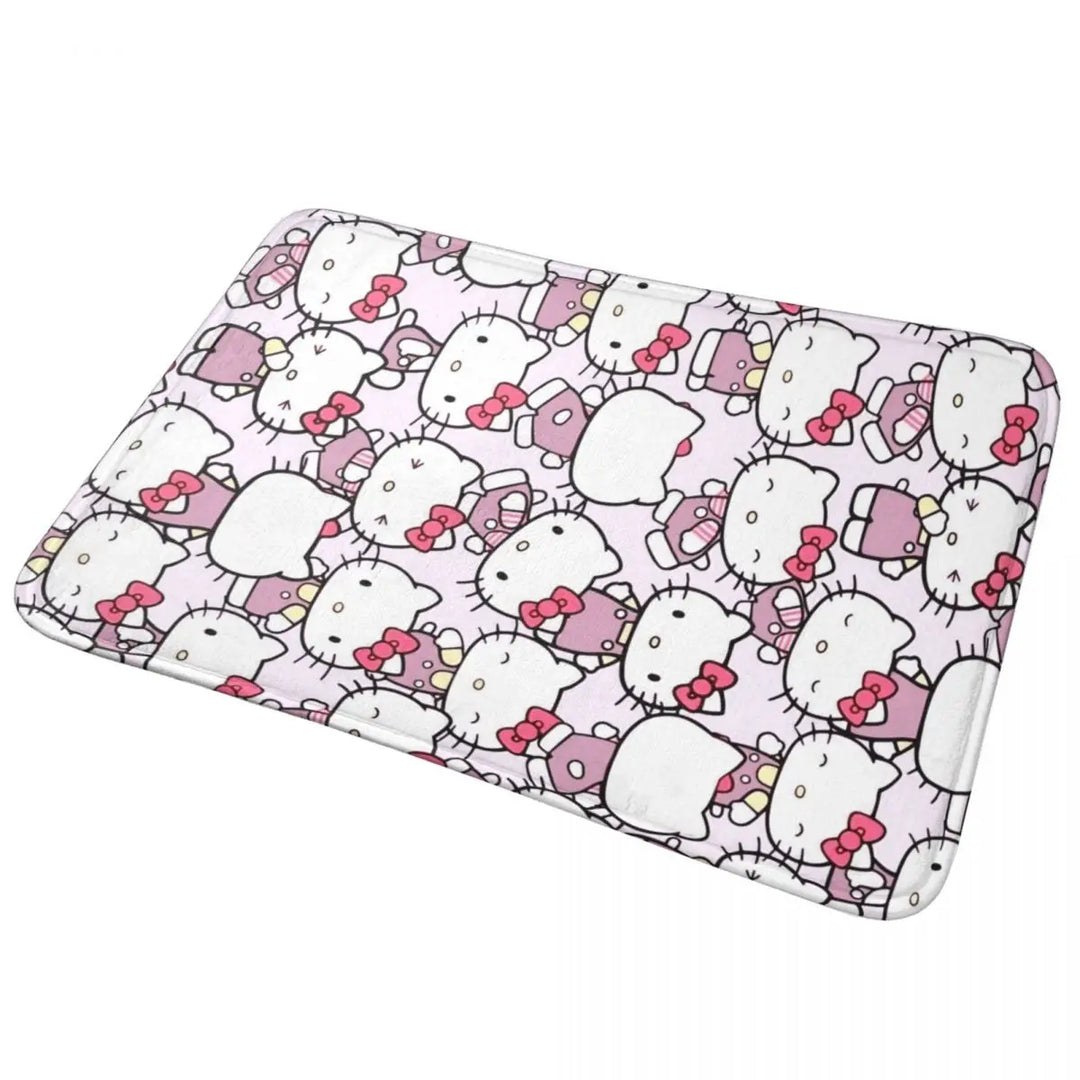 Hello Kitty Cartoon Memory Foam Bathroom Rugs Ultra Soft Non-Slip Carpet Bath Mat Water Absorbent for Shower Tub