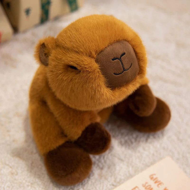 Realistic Grey Raccoon Plush Toy Cuddle Panda Wild Animal Stuffed Toys Brown Horse Soft Doll Capybara Plushie Koala Plush Sloth