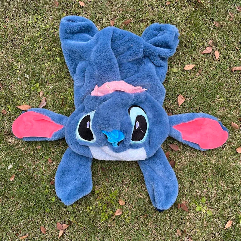 60-120CM Disney Lilo&Stitch Plush Huge Toy Stitch Cake Anime Doll Shell Holster Rabbit Stuffed Plushie Semi Finished Product New