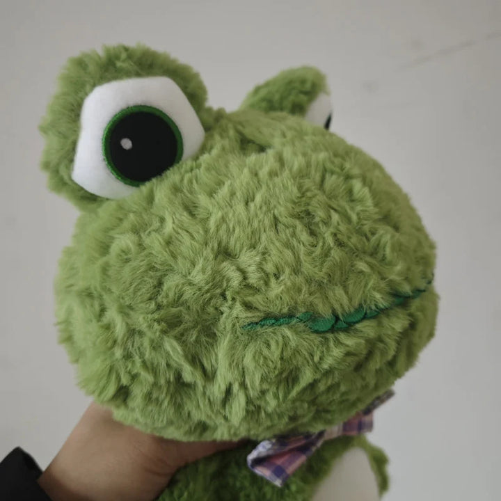 50cm Kawaii Realistic Frog Plush Toy Simulation Green Frog Stuffed Animal For Birthday present