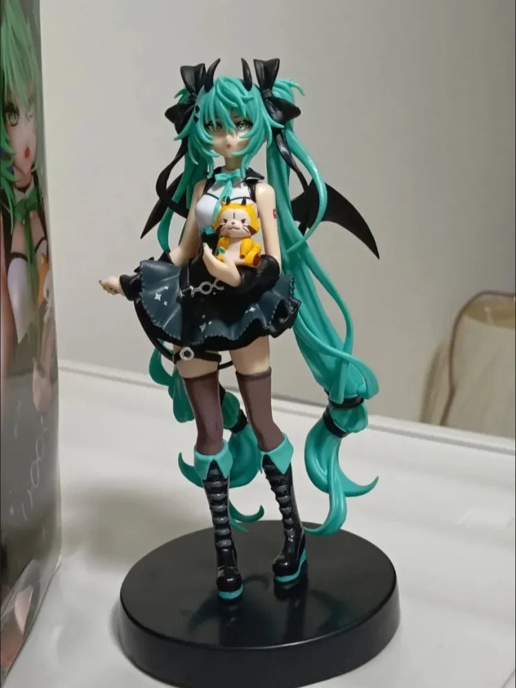 In Stock Trio-Try-It Hatsune Miku Anime Figure Rascal The Raccoon Demon Style Pvc Action Figures Ko Model Collection Toys
