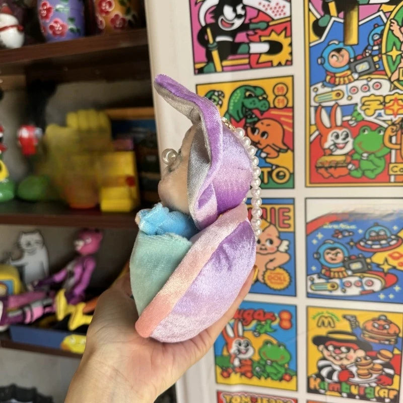 Cartoon Oyster Grandma Baby Oyster Series Plush Doll Bag Pendant Pearl Chain Alice Keychain Cute Cartoon Doll Decoration Gifts