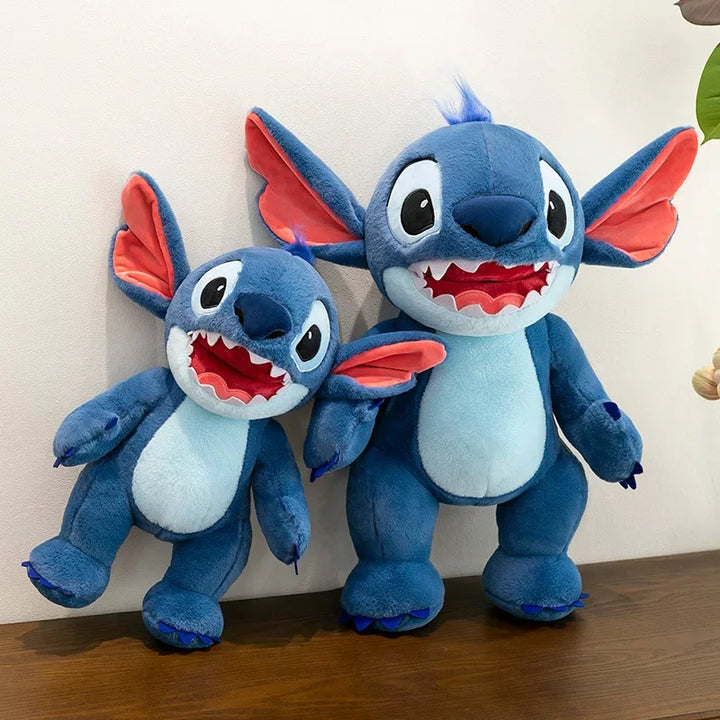 35/80cm Disney Lilo Stitch Plush Toy Kawaii Anime Cartoon Stand Stich Plushies Soft Stuffed Doll Big Pillow Kid Gift Xmas