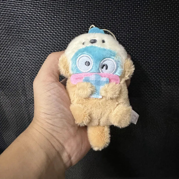 Kawaii Sanrio Hangyodon Plush Toys Kawaii Keychain Cartoon Cute Backpack Pendant Accessories Couple Christmas Creative Gifts