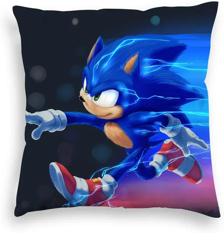 Game Blue Plush Pillowcase 45x45cm Anime Pillow Cover Living Room Cushion Cover Soft Personalized Pillowcase for Home Decoration