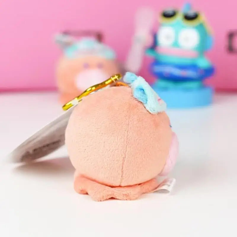 Kawaii Sanrio Hangyodon Octopus Yuri Plush Toys Backpack Pendant Cartoon Cute Soft Stuffed Doll Keychain Girls Birthday Gifts