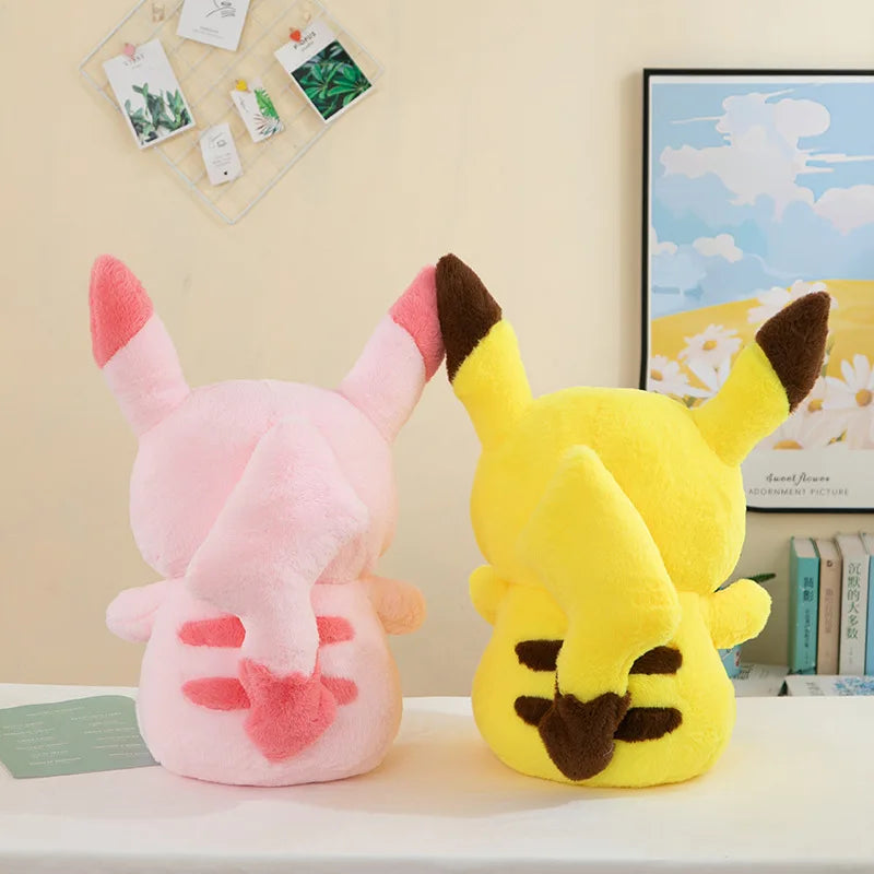 40/60/80cm Pokemon Plush Doll Pink Pikachu Rabbit Plush Pokémon Plushie Animal Stuffed Toys Kawaii Soft Pillow Gift for Children