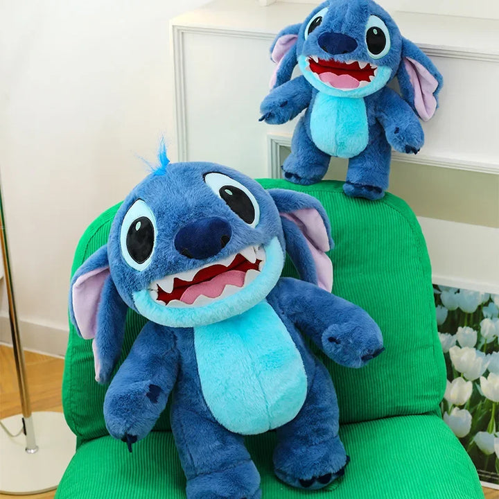 Disney Lilo & Stitch Plush Toys Kawaii Anime Plushie Dolls Open Mouth Stitch Soft Pillows Stuffed 30-60cm Gifts for Childrens