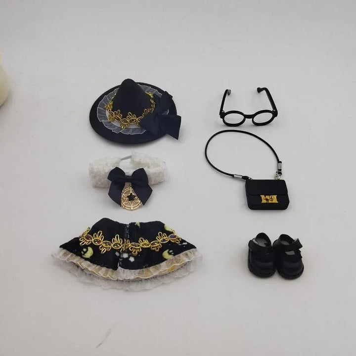 For 17CM Labubu Doll Clothing Unique Design Magician Set 1/2 Generation Labubu Trendy Matching Clothing Exquisite Accessories