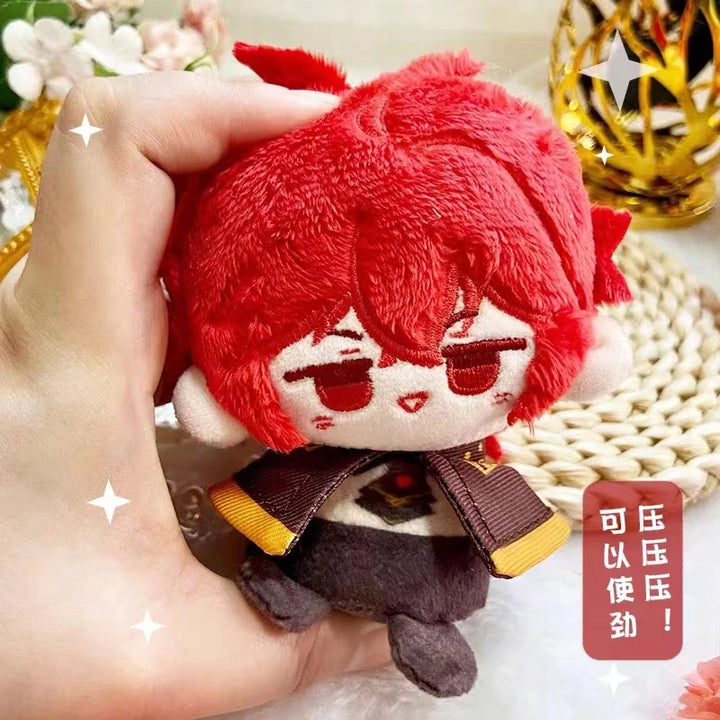 New Genshin Impact Plush Doll Kaveh Tighnari Al Haitham Dottore Xiao Diluc Kazuha Pendant Keychain Anime Cosplay Toy Kids Gift