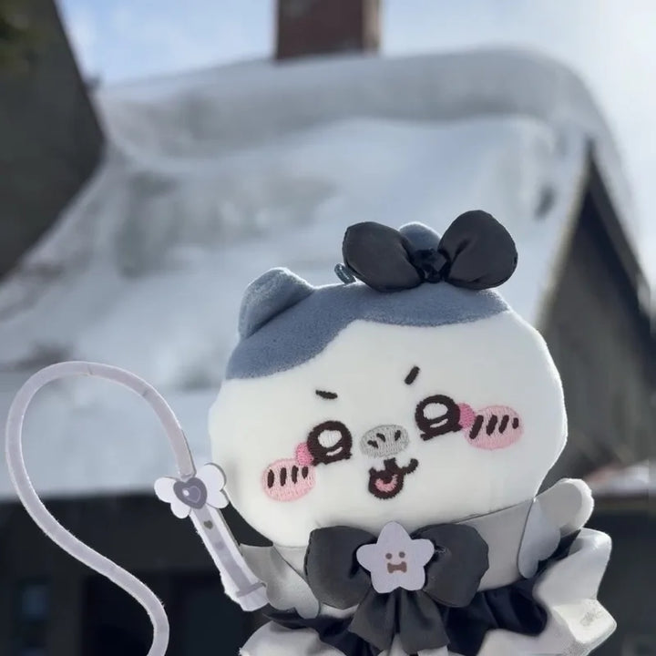 Anime Joke Bear Plush Doll Toys Cartoon Usagis Hachiwares xiaoba Dark Angel Demon Series Plush Keychain Bag Pendant kid Gift