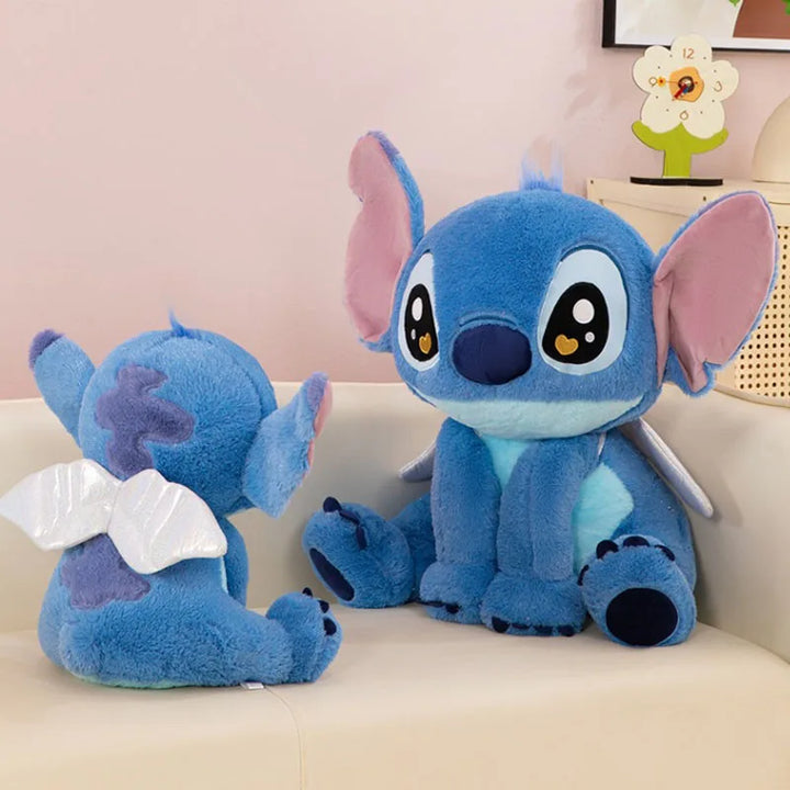 25-60CM Disney Lilo & Stitch Plush Doll Toy Cute Anime Cartoon Stuffed Angel Wing Stich Soft Plushie Kids Birthday Xmas Gifts