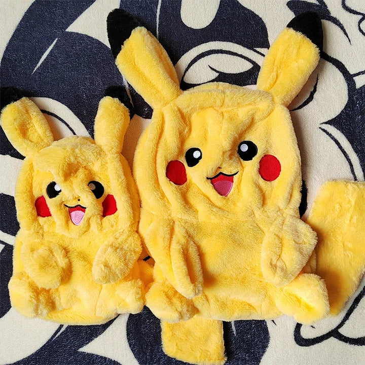 30/80cm Pikachu Huge Pokemon Anime Plush Toys Big Pokémon Plushie Kawaii Semi-finished Leather Holster Pillow Gift for Children