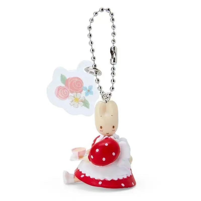 Sanrio Kawaii Marroncream Cartoon Bag Keychain Pendant Toy Girl's Heart Cute Doll Accessories Friends Birthday Gifts Peripheral