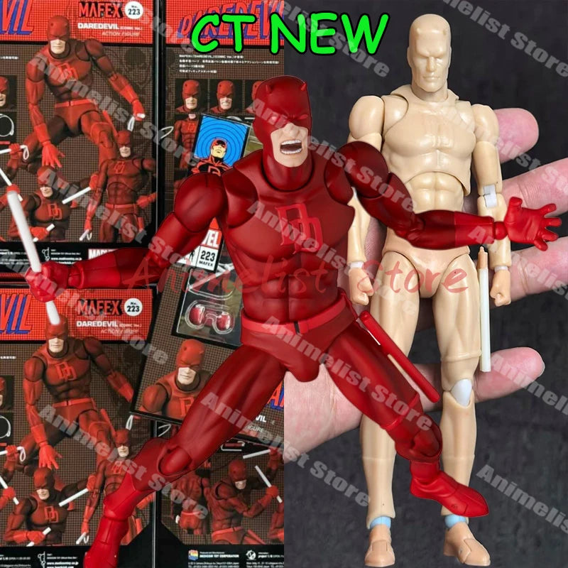 Ct Toys Mafex 223 Daredevil Action Figure Comic Version Figure Shf Anime Figurine Statue Model Collection Custom Gifts Toy