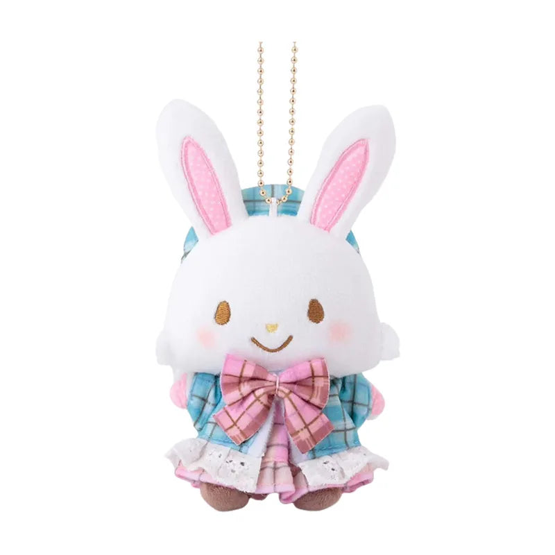 Kawaii Sanrio My Melody Wish Me Mell Plush Toys Cartoon Keychain Kuromi Hello Kitty Backpack Pendant Decoration Birthday Gifts