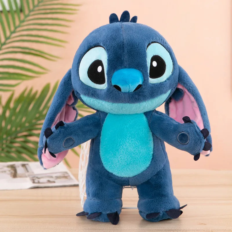 30/60cm Lilo and Stitch Disney Plush Toys Standing Posture Kawaii Pixar Anime Plushie Stich Dolls Soft Stuffed Gift for Children