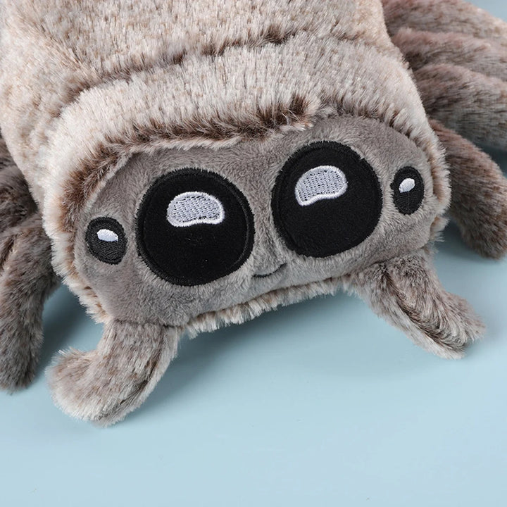 Scary Black Spider Plush Toys Realistic Wild Animal Spider Stuffed Dolls Simulation Insect Soft Plushie Halloween Party Gifts