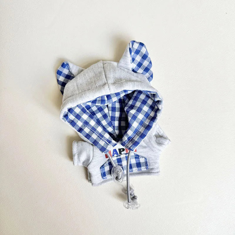 17cm Mini Plush Doll'S Clothes Labubu I II Idol Dolls Happy Outfit Sitting Party Cute Clothing Accessories For Korea Kpop Exo