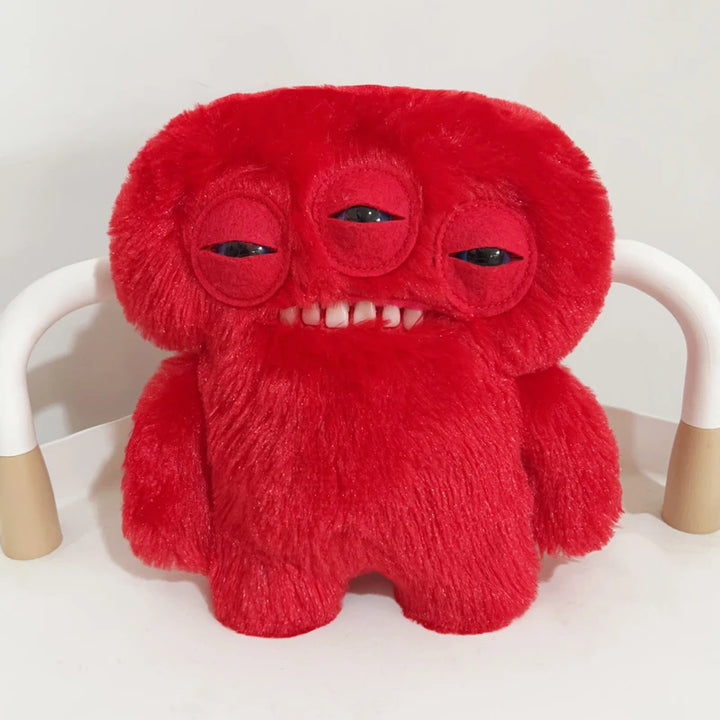 22cm Big Teeth Funny Ugly Monster Plush Doll  Cute Tooth Monster Doll Trendy Play Doll Collect Gift