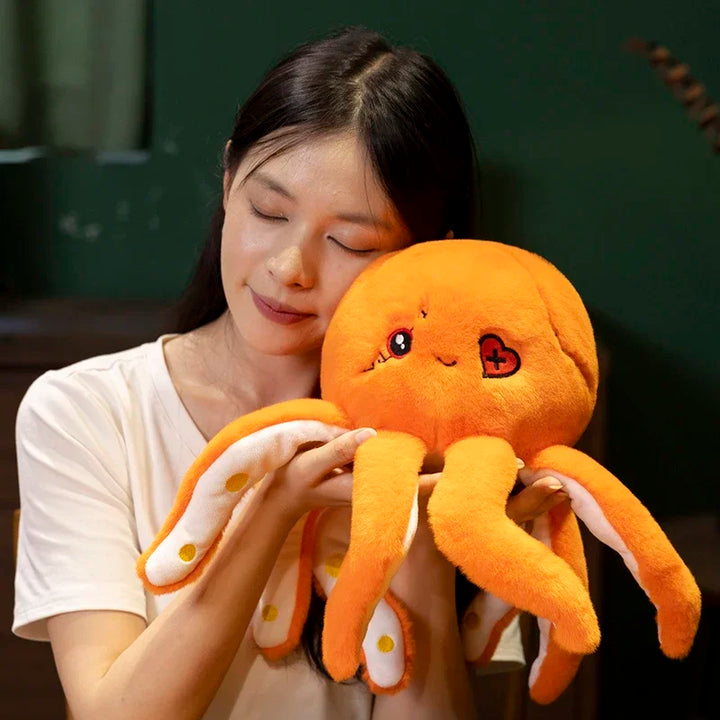 Dark Series Pirate Octopus Plush Toy 1pc 24cm 30cm Stuffed Animal Octopus Soft Doll Halloween Plush Kids Toy Home Decor