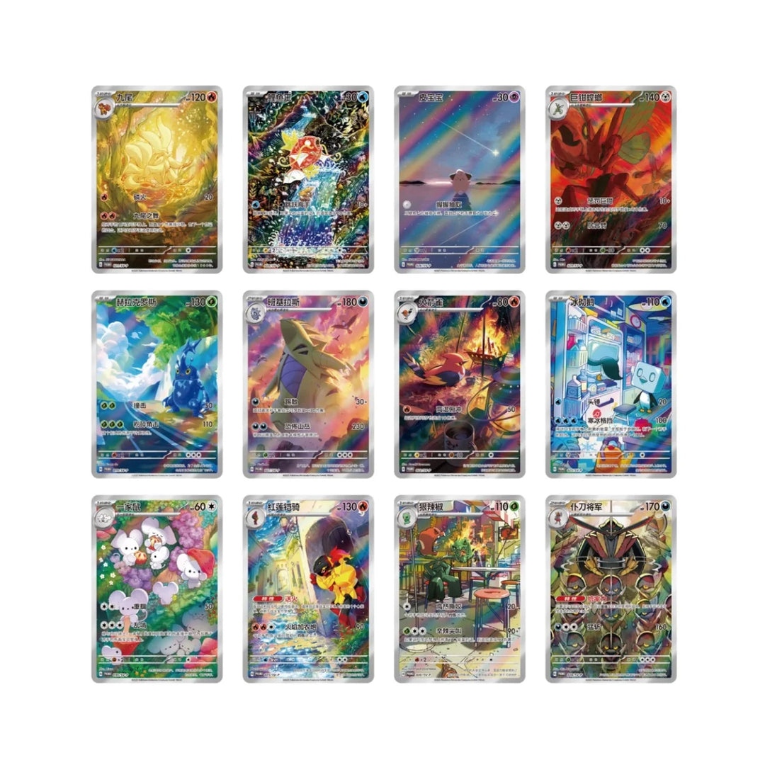 2025 Original Pokemon Collect 'Em All 151 Starter Battle Collection Box With Metal Card Case Set Festvial Surprise Gifts