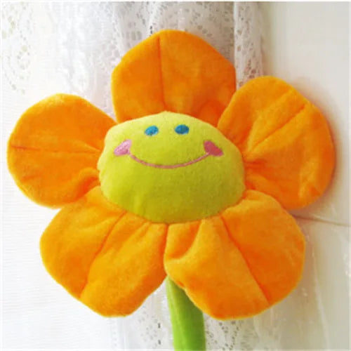 Bread Plush Cartoon Simulation Sun Flower Rose Flower Plush Toys for Children for Home Decoration PP Cotton Plant Plush Toy