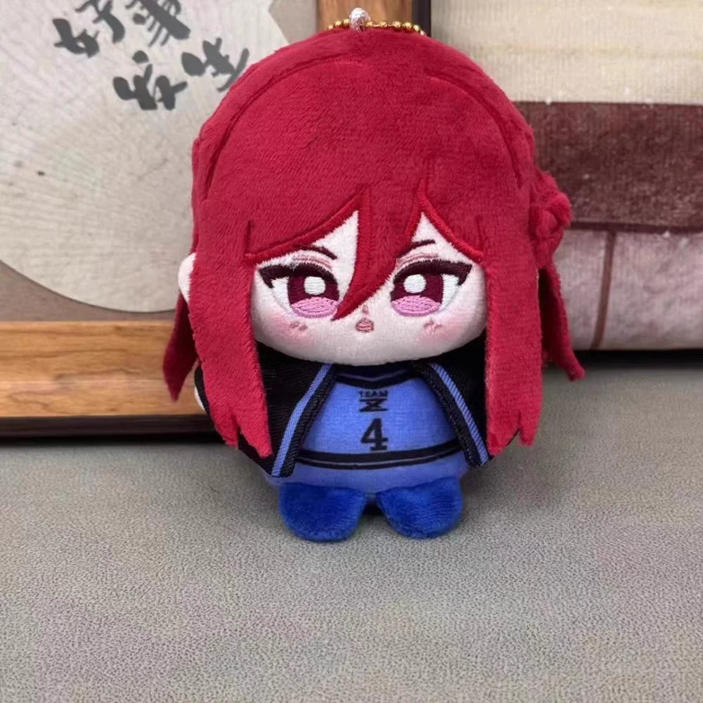 Blue Lock Plush Dolls Isagi Yoichi Chigiri Hyoma Bachira Meguru Nagi Seishiro Game Anime Figure Pendant Keychain Stuffed Toys