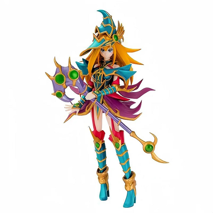 [In Stock] Original Yu Gi Oh! Anime Toy Dark Magician Girl Figure Model Computer Desktop Decoration Toy