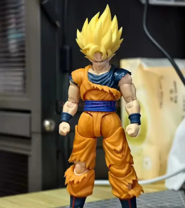 In Stock Dragon Ball Heads Accessories Shf Super Saiya Ssj2 Goku Anime Action Figurine Collection Model Toys Gift