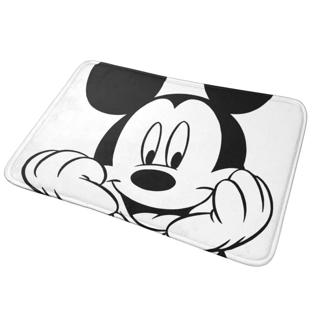 Modern Mickey Cartoon Bathroom Rugs Mat Quick Dry Bath Rugs Mats Carpet Non-Slip for Shower Tub