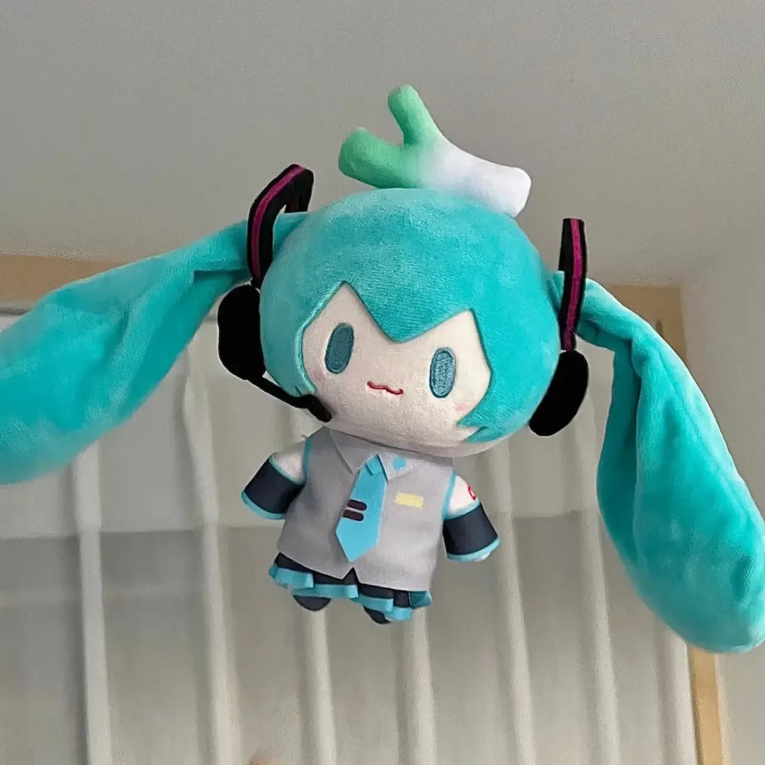 15cm Hatsune Miku Fufu Plush Doll Kawaii Q Version Figure Plush Doll Anime Presents Girlfriend Stuffed Toy Collection Gift