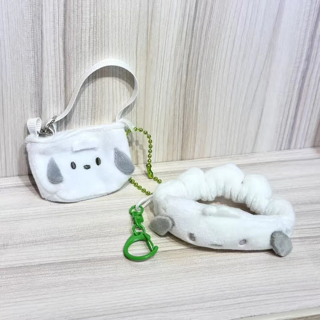 For Labubu doll clothes Sanrio Cotton Doll DIY Accessories My Melody Kuromi  Mini Shoulder Bag Dressing Doll Accessories Gifts