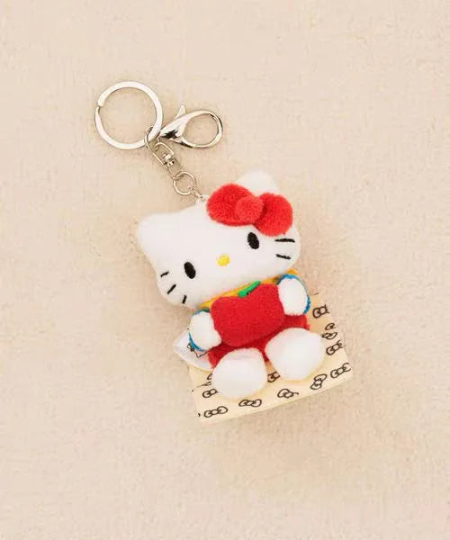 Kawaii Sanrio Hello Kitty Plush Toys Keychain Cartoon Backpack Keychain Accessories Doll Girl Birthday Creative Gift Peripherals