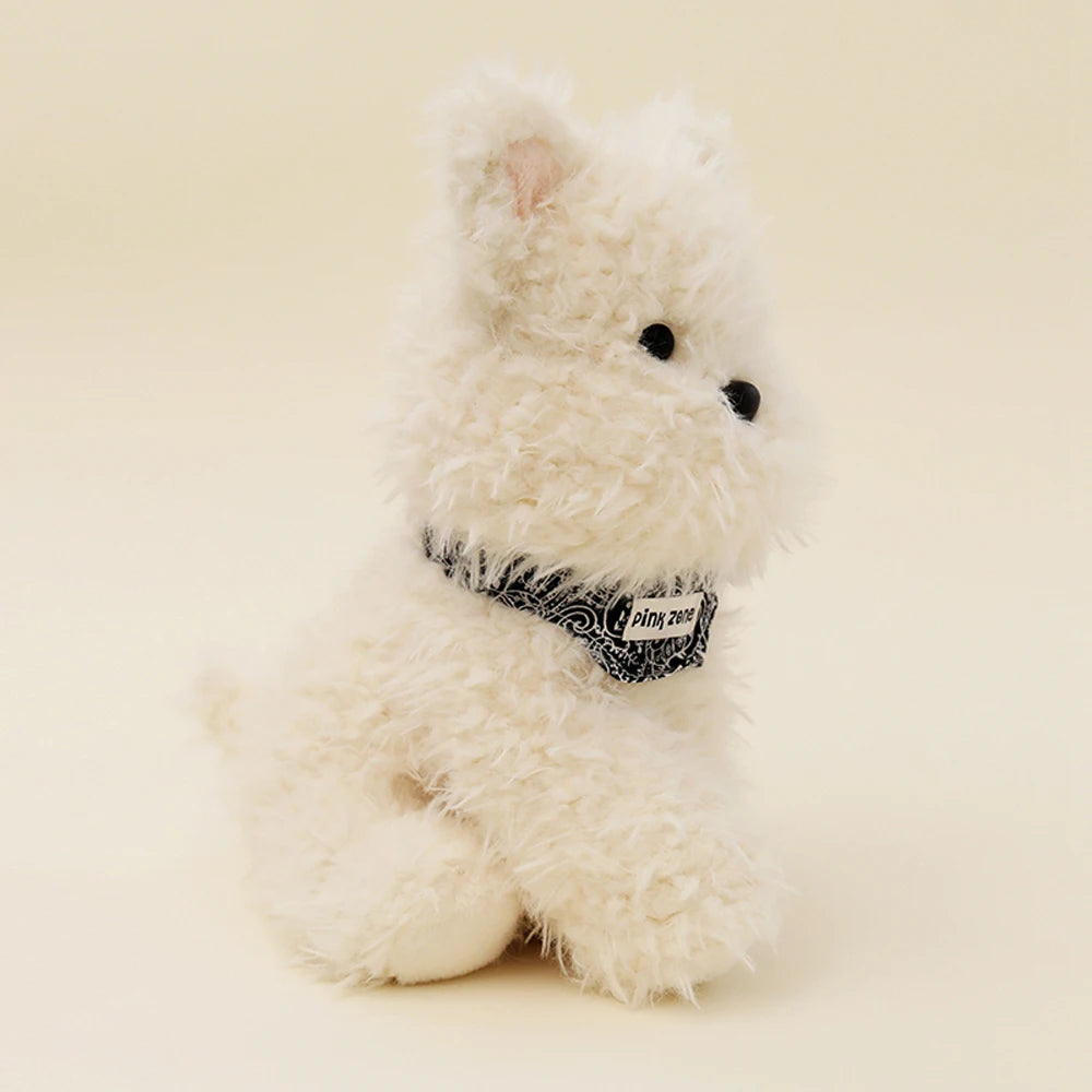 Kawaii 20cm Poodle Stuffed Farm Animal Scottish West Highland Puppy Plush Toys Dotted Dalmatian Dog Soft Dolls Cute Gift Friend