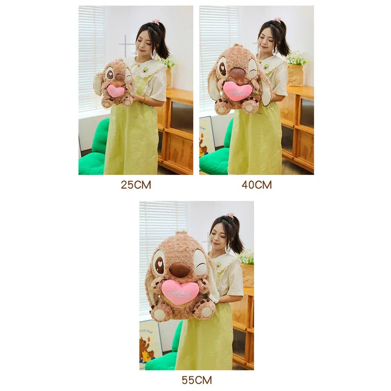 Disney 30/60cm Winnie The Pooh Plush Toys Kawaii Cartoon Plushie Dolls Pillows Lilo and Stitch Plush Kids Birthday Xmas Gifts