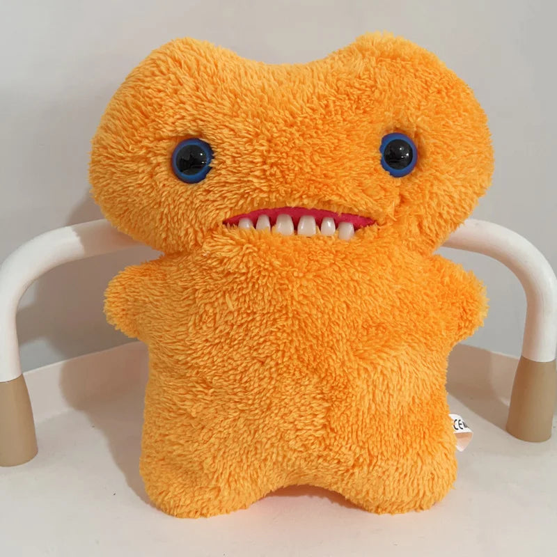22cm Big Teeth Funny Ugly Monster Plush Doll  Cute Tooth Monster Doll Trendy Play Doll Collect Gift