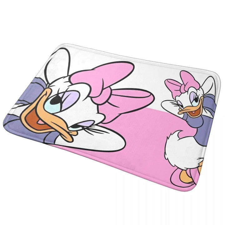 Cute Minnie Cartoon Bathroom Rugs Mat Quick Dry Mickey Bath Rugs Mats Carpet Non-Slip for Shower Tub