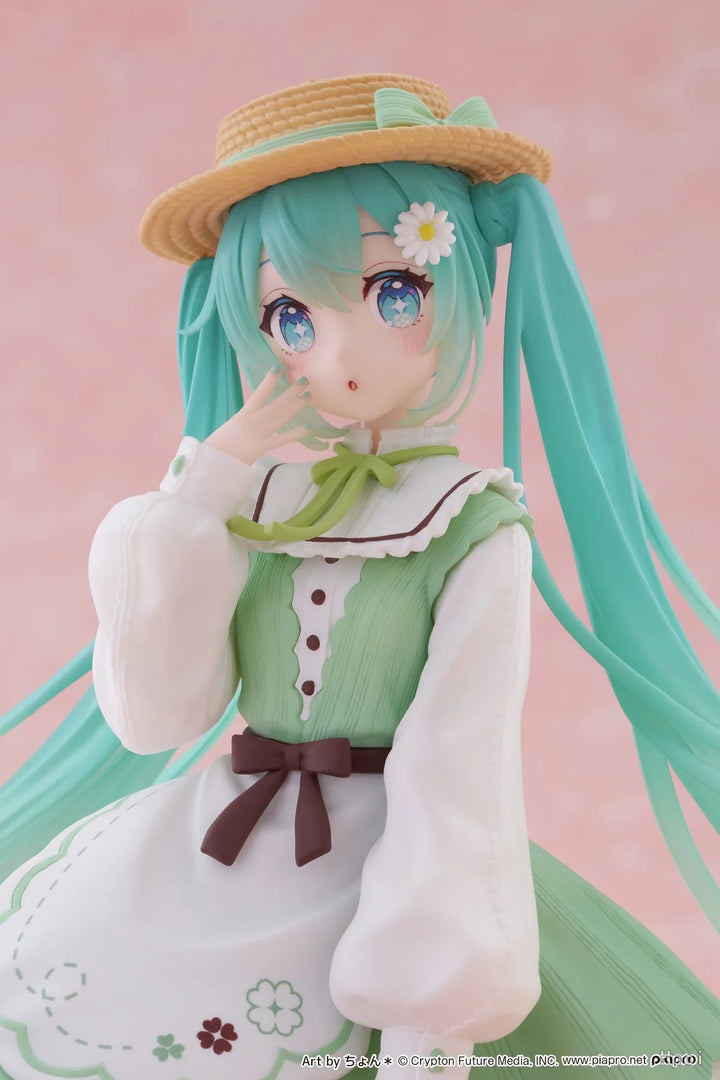 Anime Figure Hatsune Miku Fashion Country Original Taito Action Figurine Toys Collector Customized Model Doll 18cm