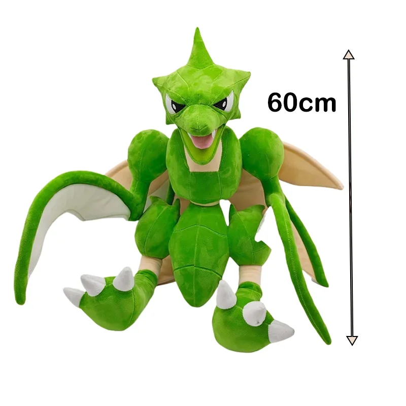 Pokemon Scyther Plush Toys Cute Anime Plushie Dolls 60cm Pokémon Cartoon Kawaii Stuffed Soft Pillow Christmas Gifts for Children