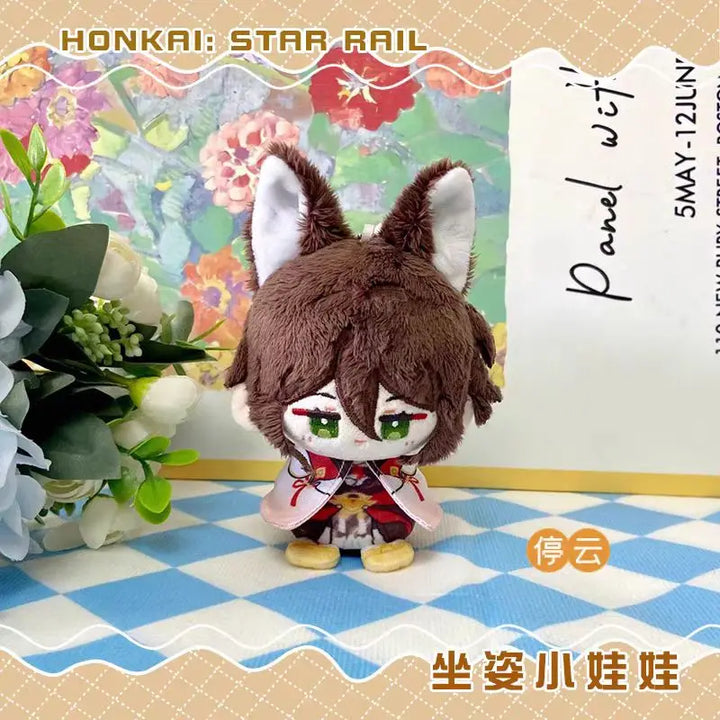 Honkai: Star Rail Plush Hyacine Tribbie Cartoon Figure Stuffed Dolls Game Anime Backpack Pendant Keychain