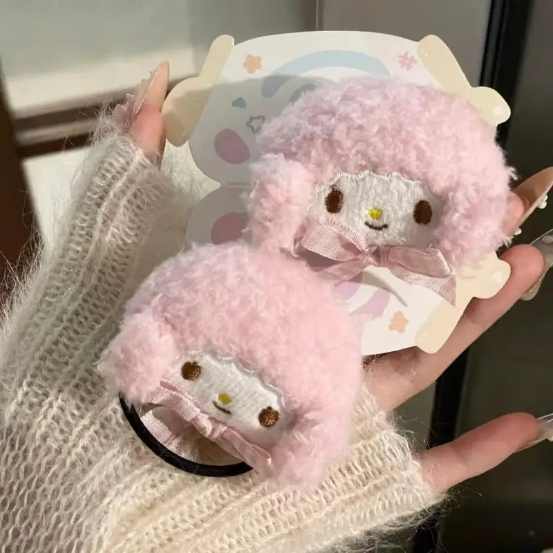 Kawaii Sanrio Hangyodon My Sweet Piano Hairpin Accessories Cartoon Pachacco Hair Rope Headdress Girls Christmas Birthday Gift